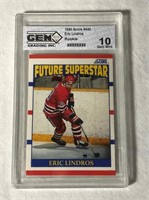 Eric Lindros Graded Score Rookie Hockey Card