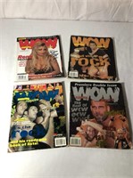 4 WCW Wrestling Magazines