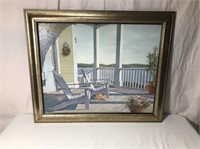 Lakeside Cottage Framed Print - NO SHIPPING