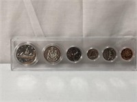 1975 Canadaian 6 Coin Set Encased
