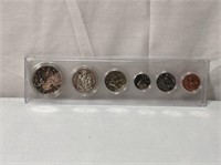 1980 Canadian 6 Coin Set Encased