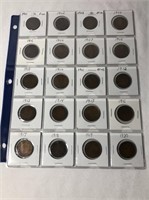 1901-1920 Canadian Large One Cent Coins