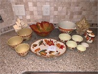 AUTUMN DISHES AND BOWLS