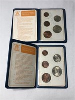 2 Britain's First Decimal Coin Set Books
