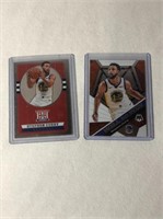 2 Stephen Curry Basketball Cards