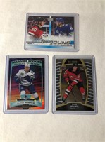 3 - The Hughes Brothers Rookie Hockey Cards