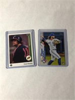2 Dante & Bo Bichette Rookie Baseball Cards