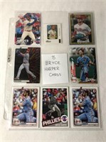 8 Bryce Harper Baseball Cards