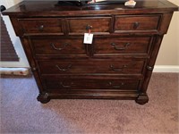 BEAUTIFUL ALL WOOD HIGH BOY DRESSER