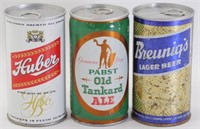 Vintage Beer Cans: Huber Beer, Pabst Old Tankard
