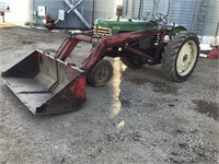 1957 Oliver Super 88 diesel with Westendorf loader