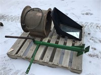 Fan and Mirror Mount for JD Tractor