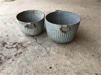 Pair of bushel baskets