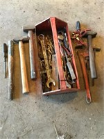 Various Tools and metal tray