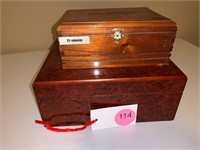 PAIR OF GREAT HUMIDOR BOXES NEW?