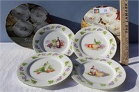 2 Sets of Cake Plates