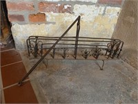Primitive Iron Footed Fireplace Toaster