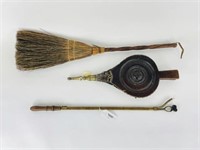 3 Early Fireplace Tools