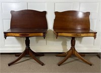 Matched Pair of Federal Card Tables