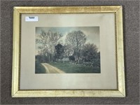 Wallace Nutting Hand Colored Photograph