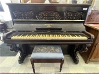 Steinway Upright Piano w/ Rosewood Case