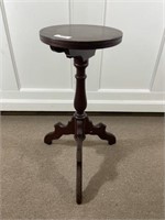 Walnut Victorian Candle Stand