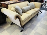 Duncan Phyfe Style Formal Sofa