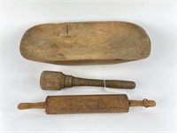 Early Wooden Kitchenware