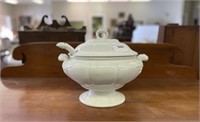 White Porcelain Covered Soup Tureen