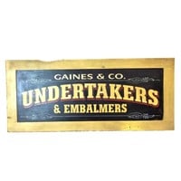 Wood Gaines & Co. Undertakers and Embalmers