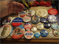 Vtg. Political Pin Buttons Lot