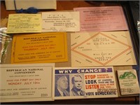 8 pcs. of Political Cards-1932, 1964,1965,Hoover,.