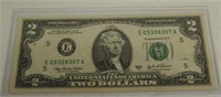 Series 2003 A Two Dollar Federal Reserve Note
