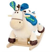 (18x bid) B. Toys Wooden Rocking Horse