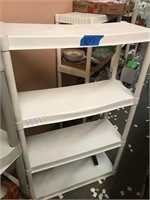 4 Shelf Plastic Shelving