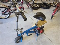 Small Gas Scooter w/ appears to be Chain Saw Motor