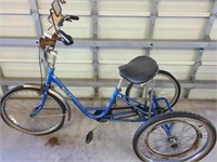 Miami Sun 3 Wheel Bike Blue 24"