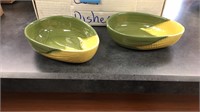 6 pieces of corn design dishes - 3 are Shawnee