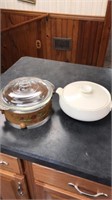 Fire king and etc kitchen crock items