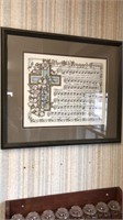 The Old Rugged Cross-framed embroidery