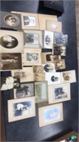 Large antique photos lot
