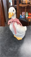 Big ceramic farm goose — 16 inches