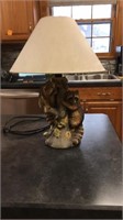 Raccoon lamp