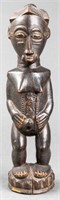 African Tribal Carved Wood Fertility Figure