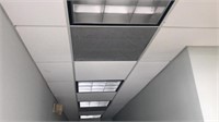 New Drop Ceiling With Lights & AC Grills