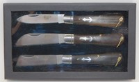 NIP Cannon 3 Pocket Knife Set with 3 1/4" Blades