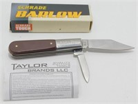 New Schrade Barlow Imperial 2 Blade Pocket Knife