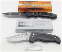 New Maxam #SCSPEEDSRH Pocket Knife & New Mtech
