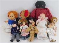 * 10 Old Dolls including Character Toys &