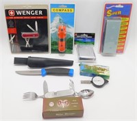 Survival Kit: Swiss Army Wenger Pocket Knife,